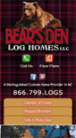 Mobile Screenshot of bearsdenloghomes.com
